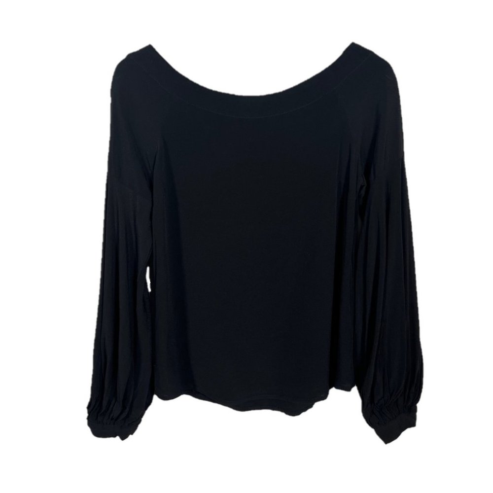 Anthropologie Maeve Off Shoulder Voluminous Sleeve Blouse Size 2